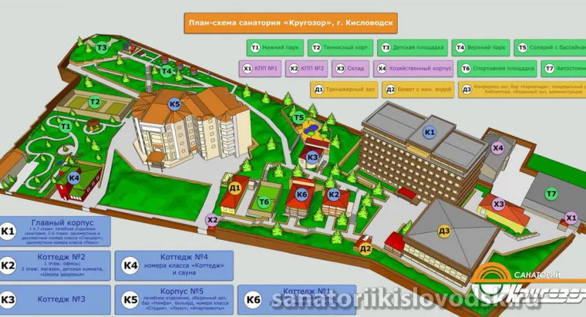 Санаторий Кругозор Кисловодск