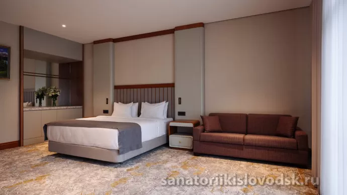 Санаторий Источник Кисловодск. 2 местный 1 комнатный Делюкс (50 м²)