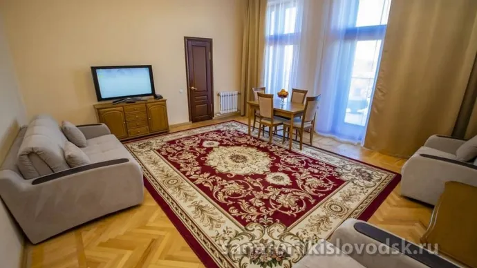 Санаторий Орджоникидзе Кисловодск. 2 местный 2 комнатный Семейный